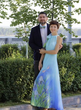 свадебное платье и галсутк